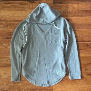 Women’s teal hooded sweatshirt